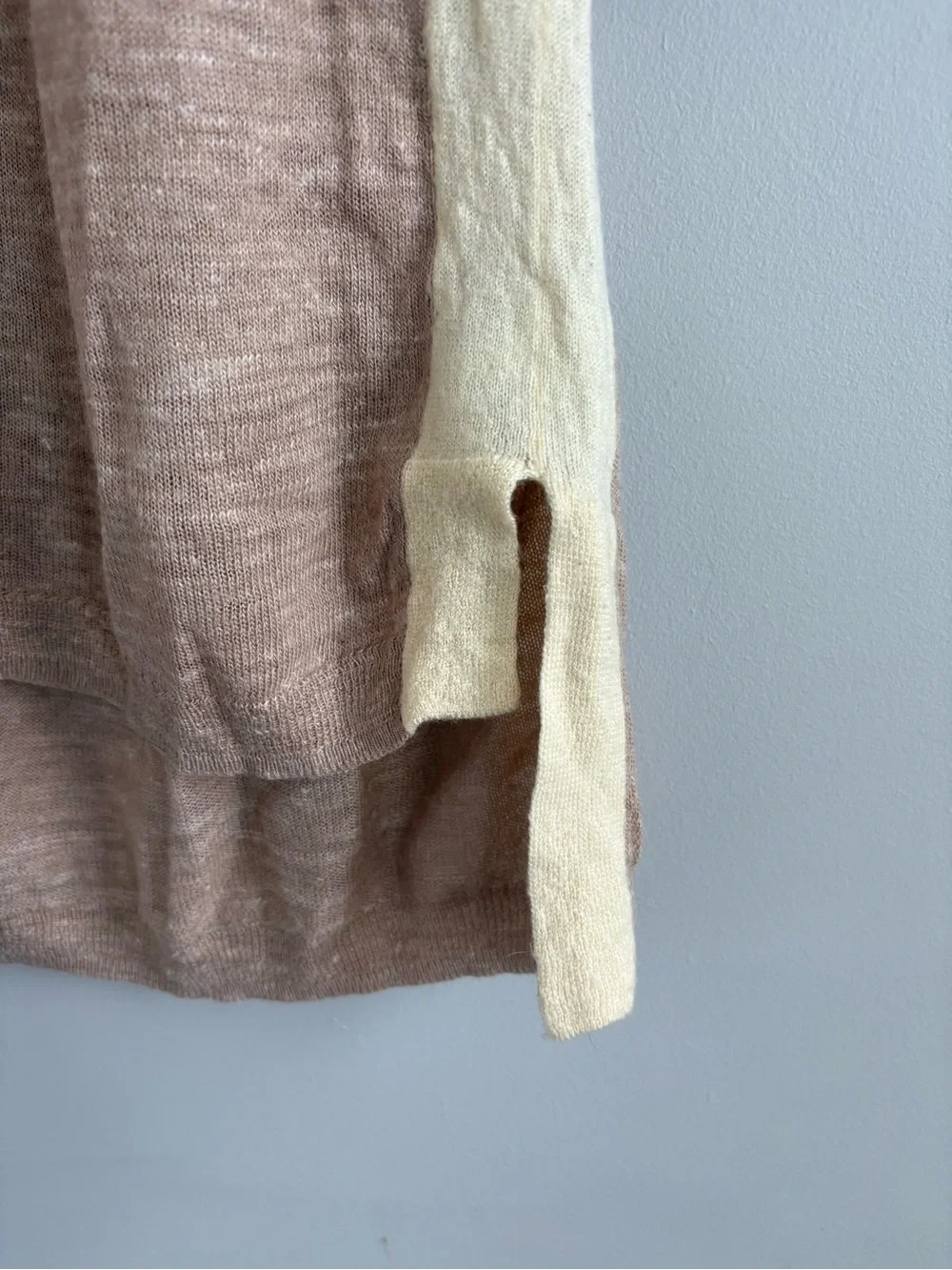 XS J. Crew Wool Blend Quarter Sleeve Long Sweater